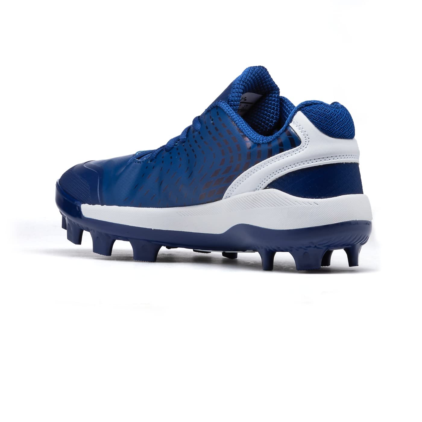 Boombah Men's Dart Pursuit Molded Cleat Royal Blue/White/Navy - Size 8.5