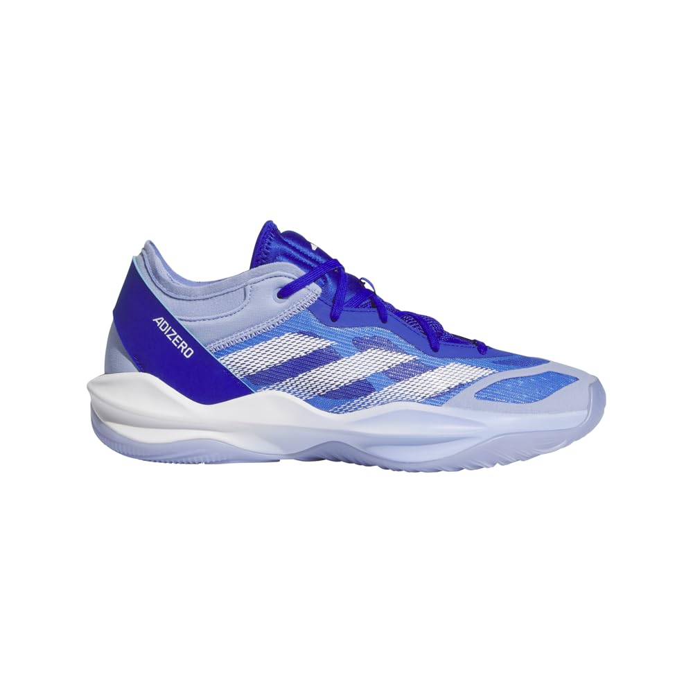 adidas Unisex Adizero Select 2.0 Basketball Sneaker, Lucid Blue/White/Blue Spark, 8 US Men