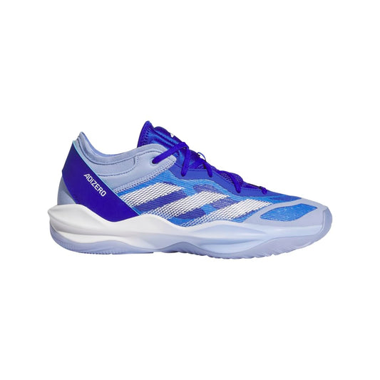 adidas Unisex Adizero Select 2.0 Basketball Sneaker, Lucid Blue/White/Blue Spark, 8 US Men