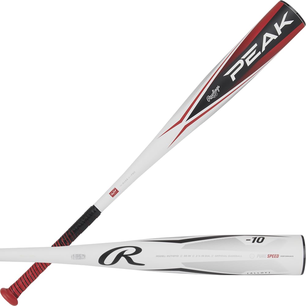 Rawlings | PEAK Baseball Bat | USSSA | -10 | 2 3/4" Barrel | 31"