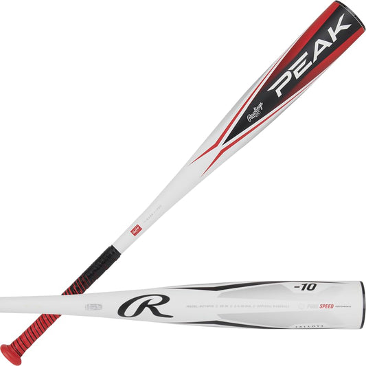 Rawlings | PEAK Baseball Bat | USSSA | -10 | 2 3/4" Barrel | 31"