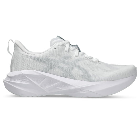 ASICS Women's NOVABLAST 5 Running Shoes, 8, White/Piedmont Grey