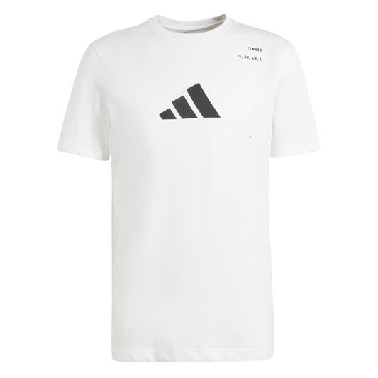 adidas Men's Tennis Graphic T-Shirt, White