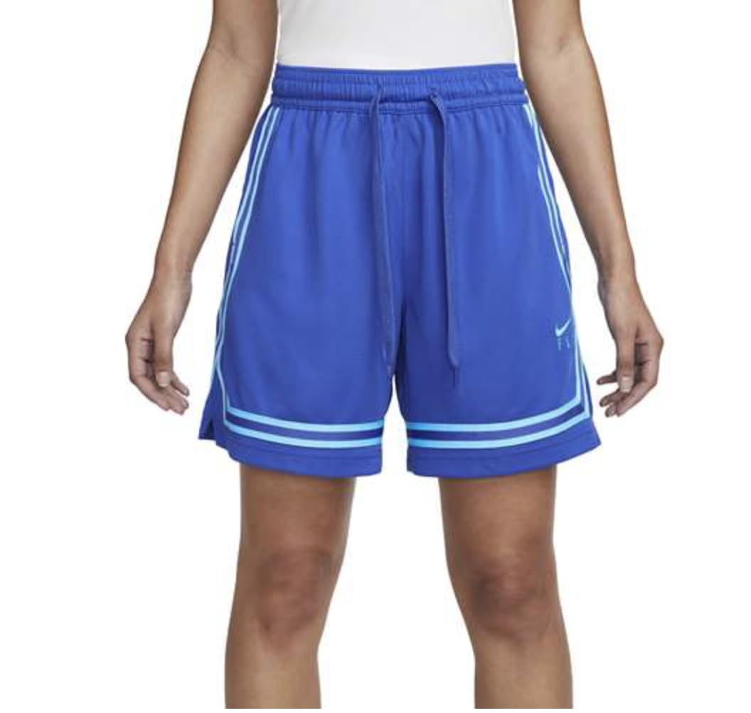 Nike Dri-FIT Fly Crossover Women's Basketball Shorts (US, Alpha, Medium, Regular, Regular, Royal Blue 480)