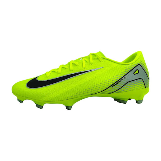 Nike Mercurial Vapor 16 Academy MG Low-Top Soccer Cleats (FQ8374-700, Volt/Black) Size 10.5