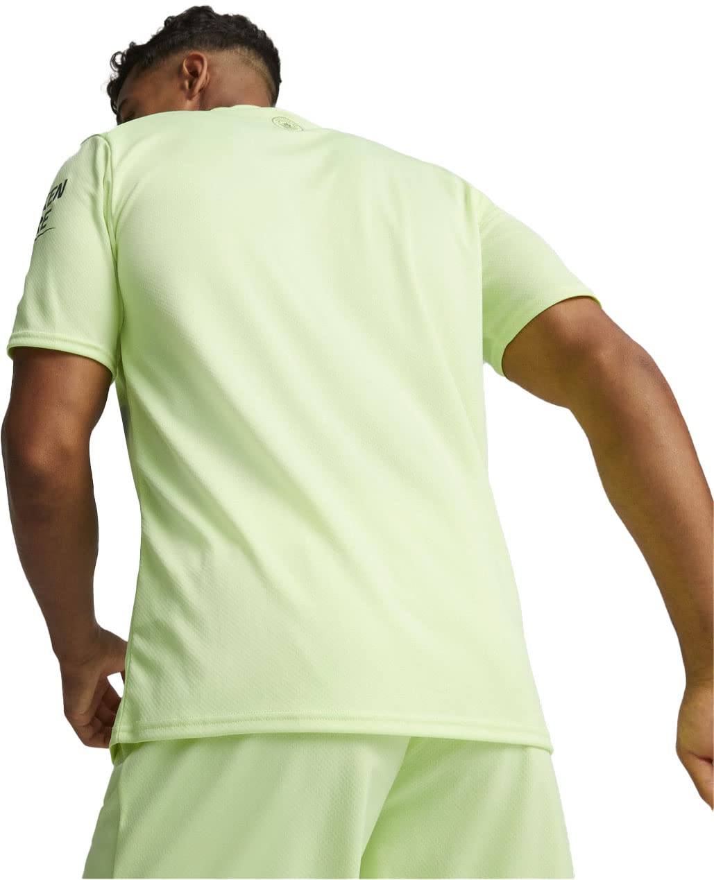 PUMA - Mens MCFC 3Rd Jersey Replica, Color Fizzy Light/Parisian Night, Size: Large
