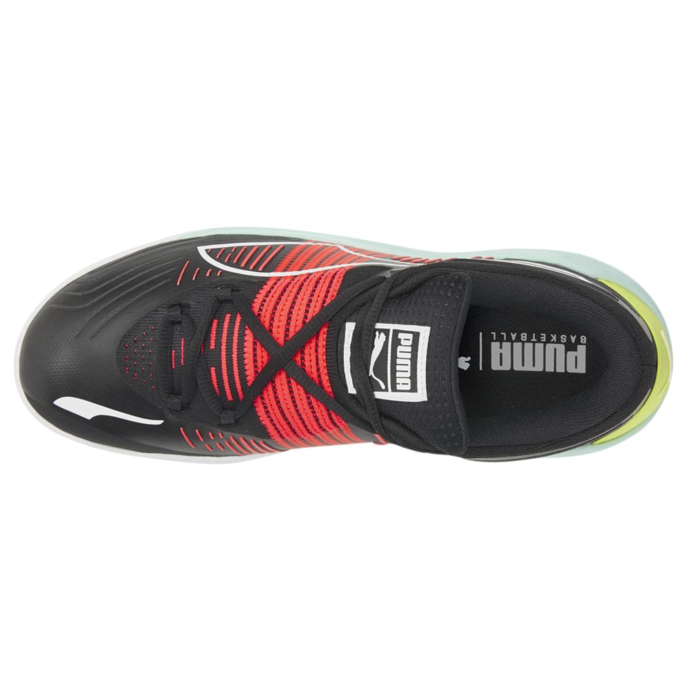 PUMA Mens Fusion Nitro Basketball Sneakers Shoes - Black - Size 12 M