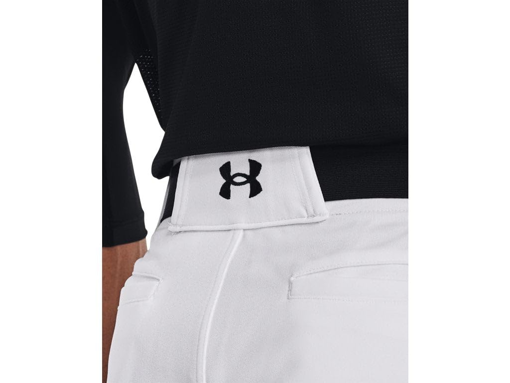 Under Armour Men's Utility Baseball Knicker 22, (100) White / / Black, Medium
