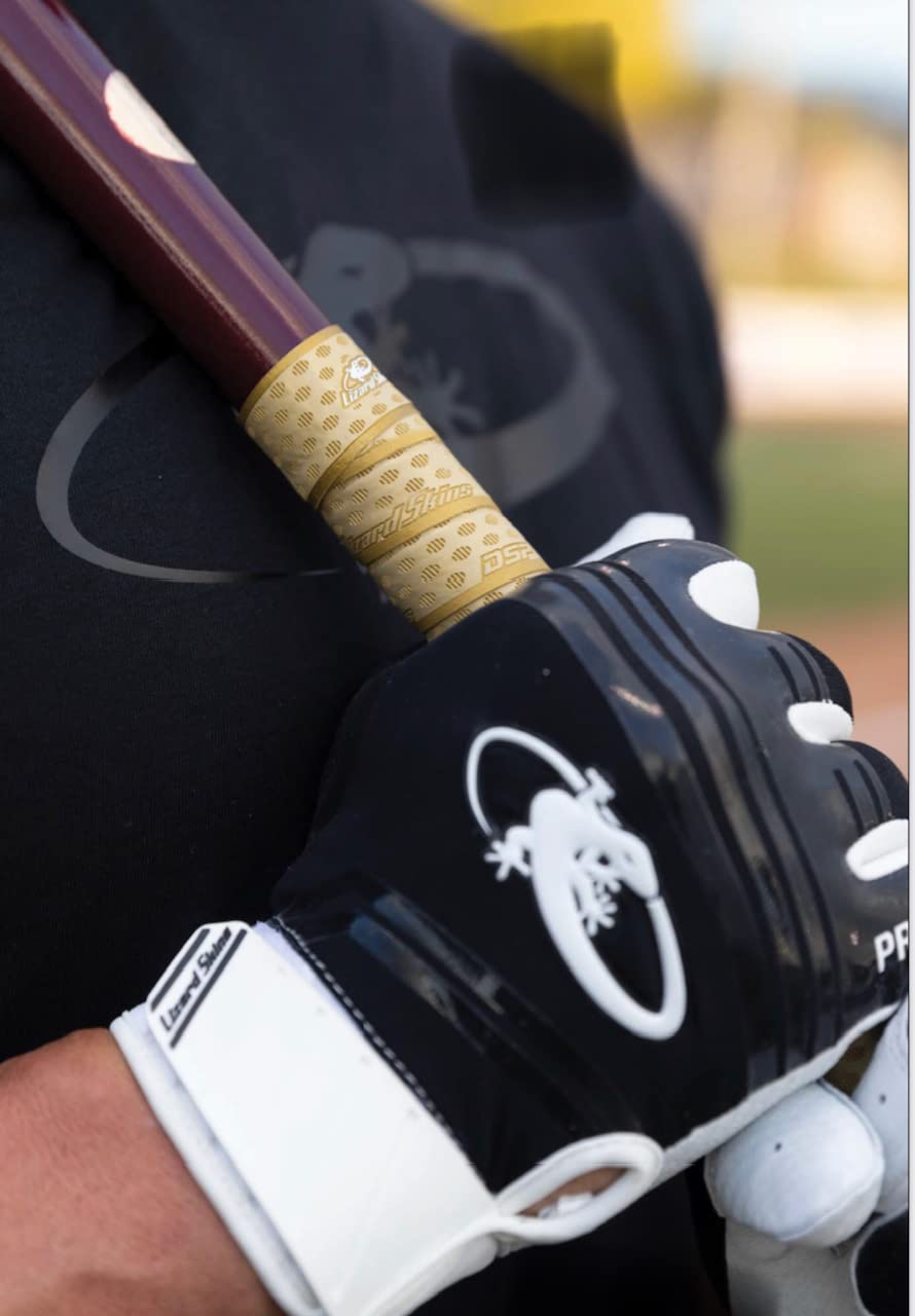 Lizard Skins DSP Ultra 1.1mm Bat Grip – Next-Gen Durasoft Polymer Baseball & Softball Bat Tape (Jet Black)