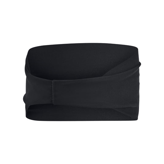 Under Armour unisex-adult Light Stretch Headband, (001) Black / / Pitch Gray, One Size Fits Most