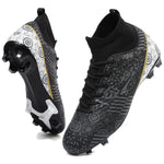 HaloTeam Mens Soccer Shoes Firm Ground Soccer Cleats Adults Athletic Outdoor/Indoor Professional Futsal Football Training Sneakers