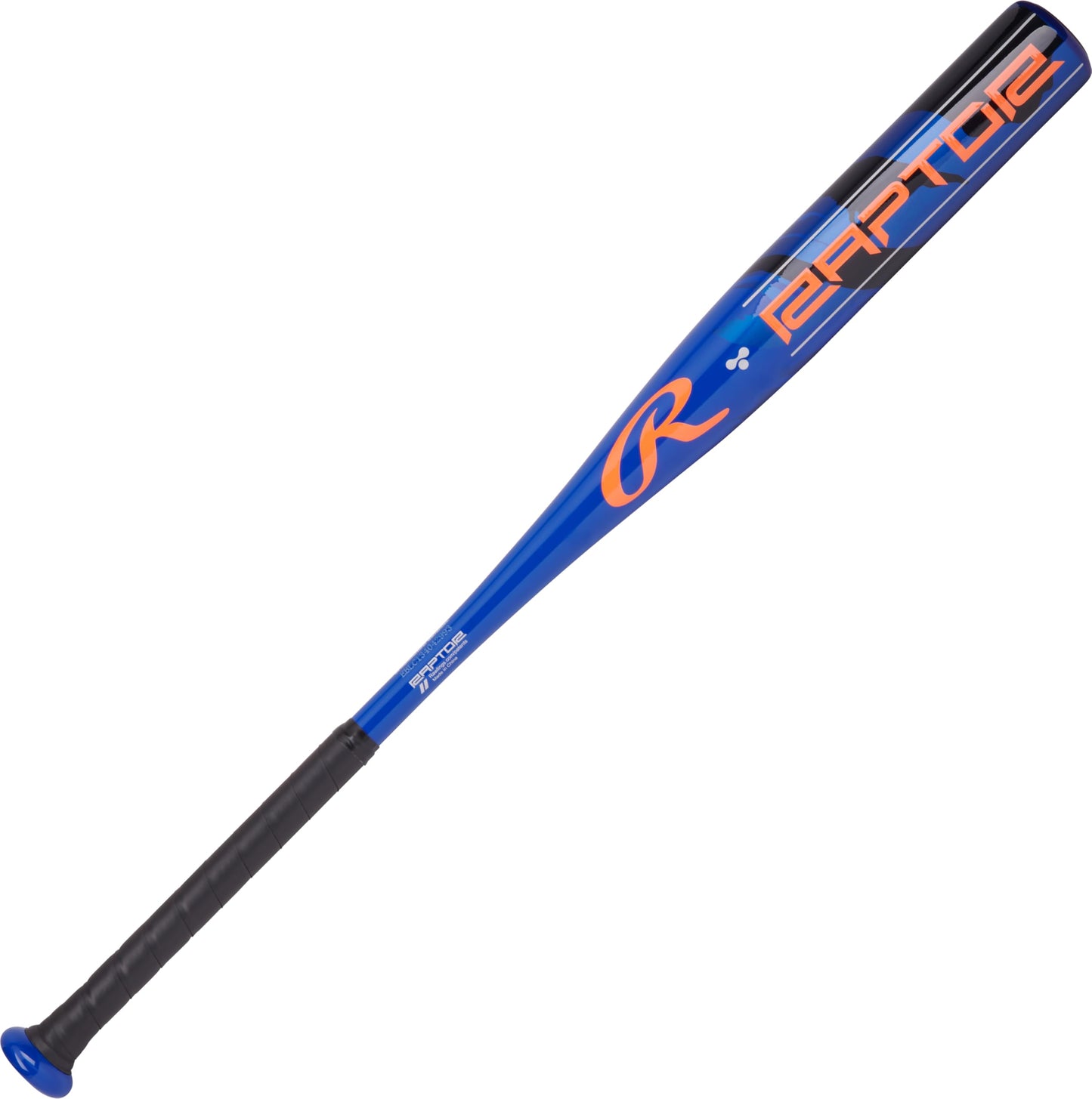 Rawlings | Raptor Baseball Bat | USA | 30-inch | -10 | 1 Pc. Aluminum | Blue/Orange