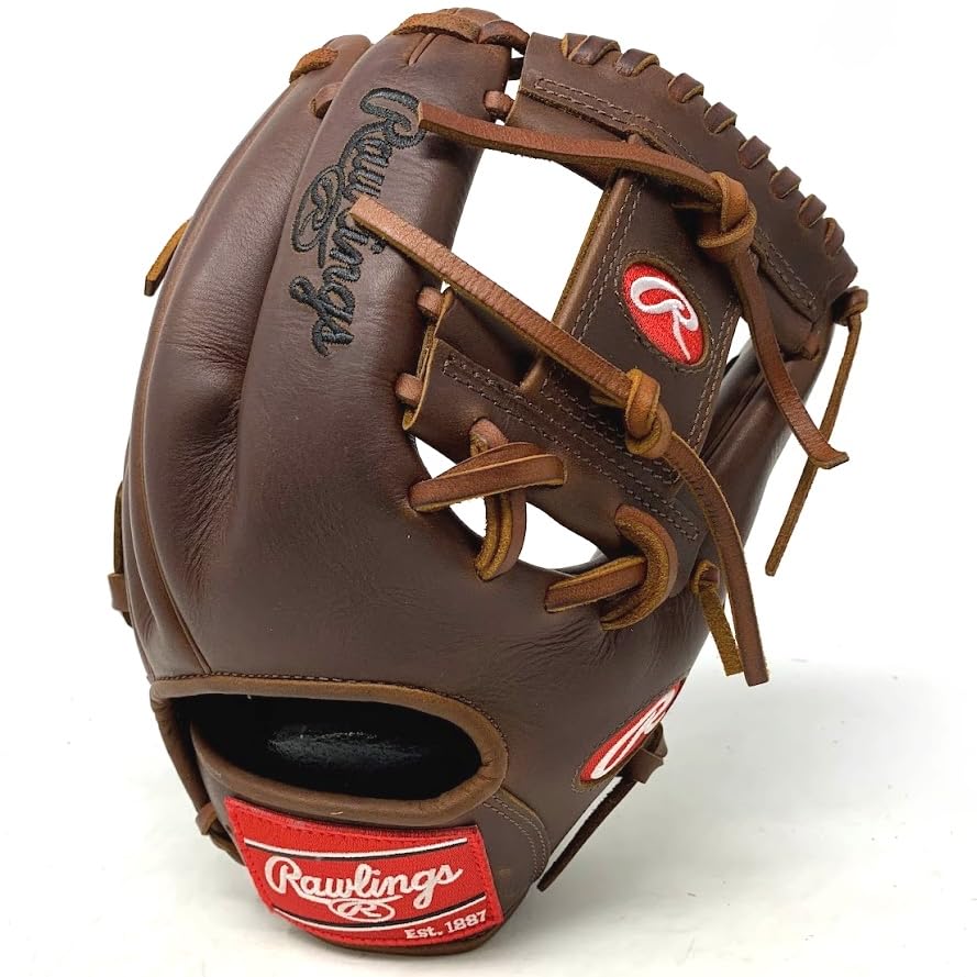 Rawlings Heart of The Hide 11.75 Inch I Web Timberglaze with Timberglaze Laces Right Hand Throw