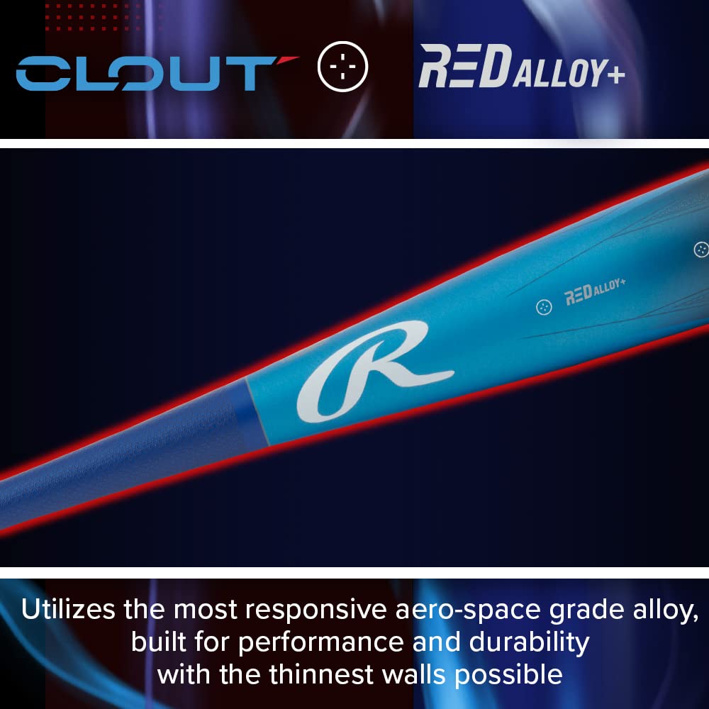 Rawlings | CLOUT Baseball Bat | 2023 | USSSA | -10 | 29"