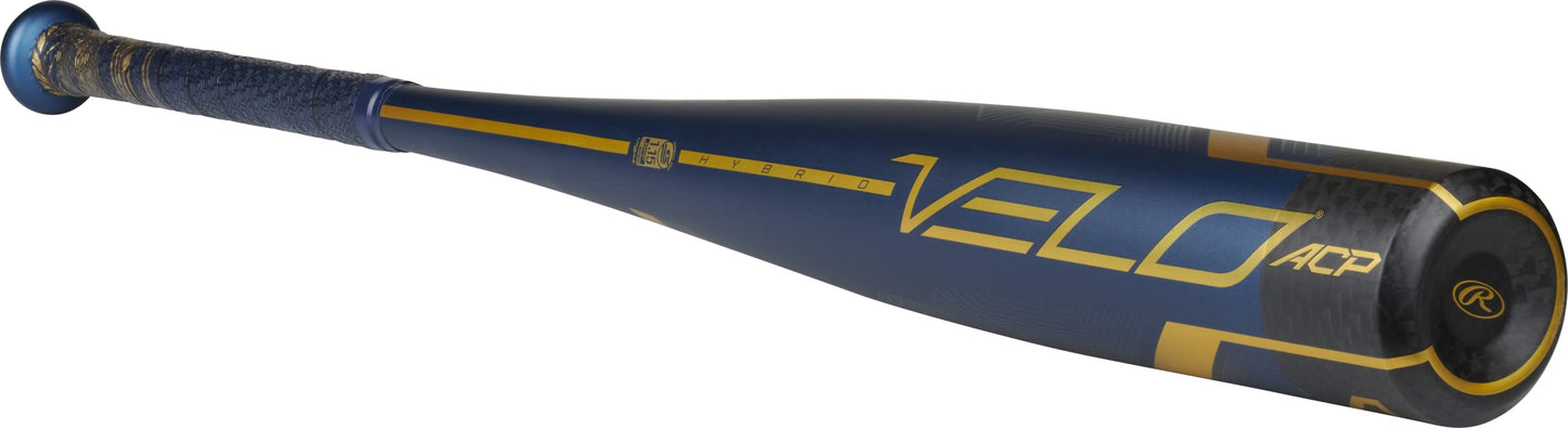 Rawlings | VELO ACP Baseball Bat | USSSA | -10/-8/ -5 Drop | Hybrid