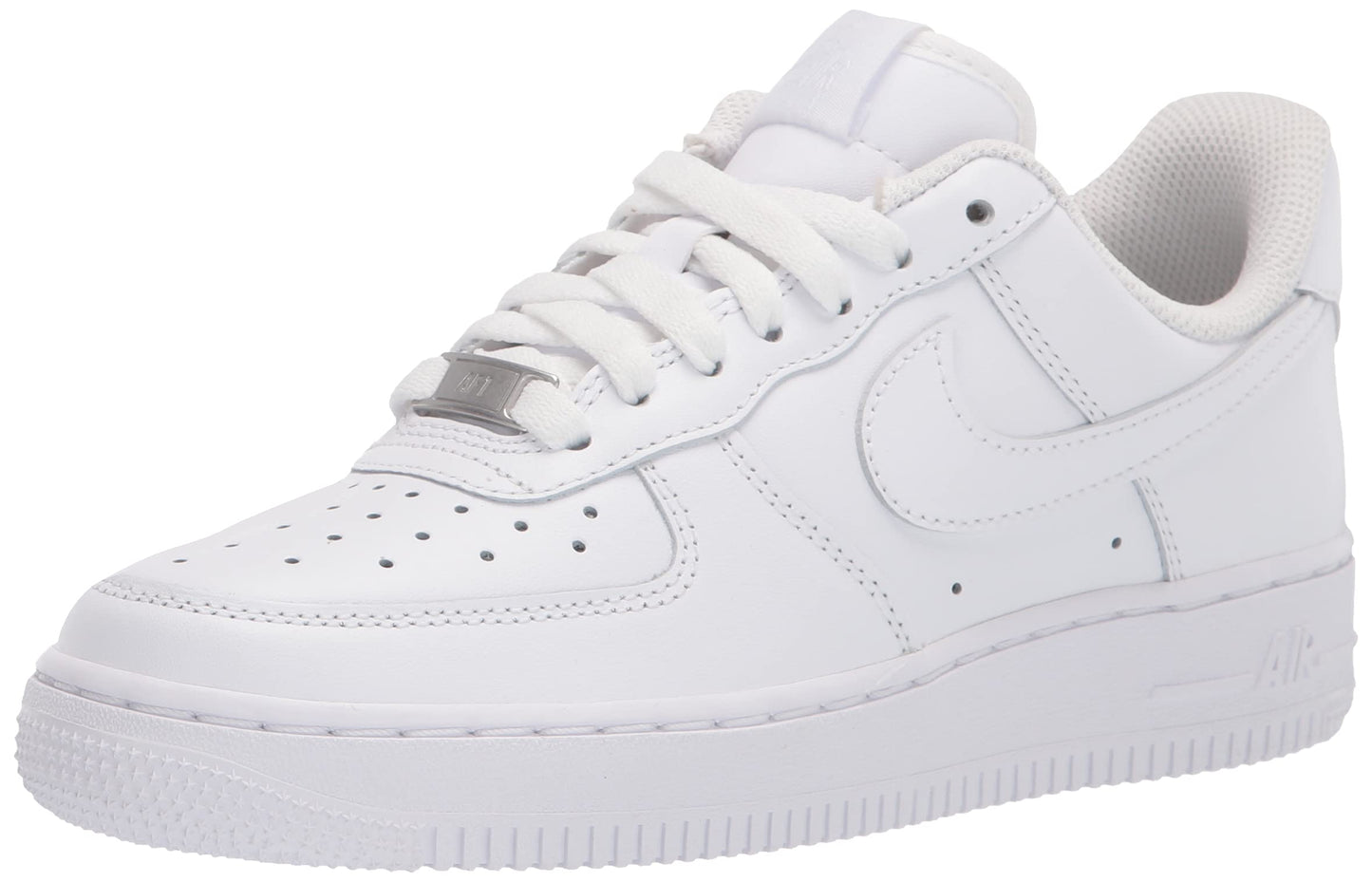 Nike Women's Basketball Shoe, White/White-White, 7.5