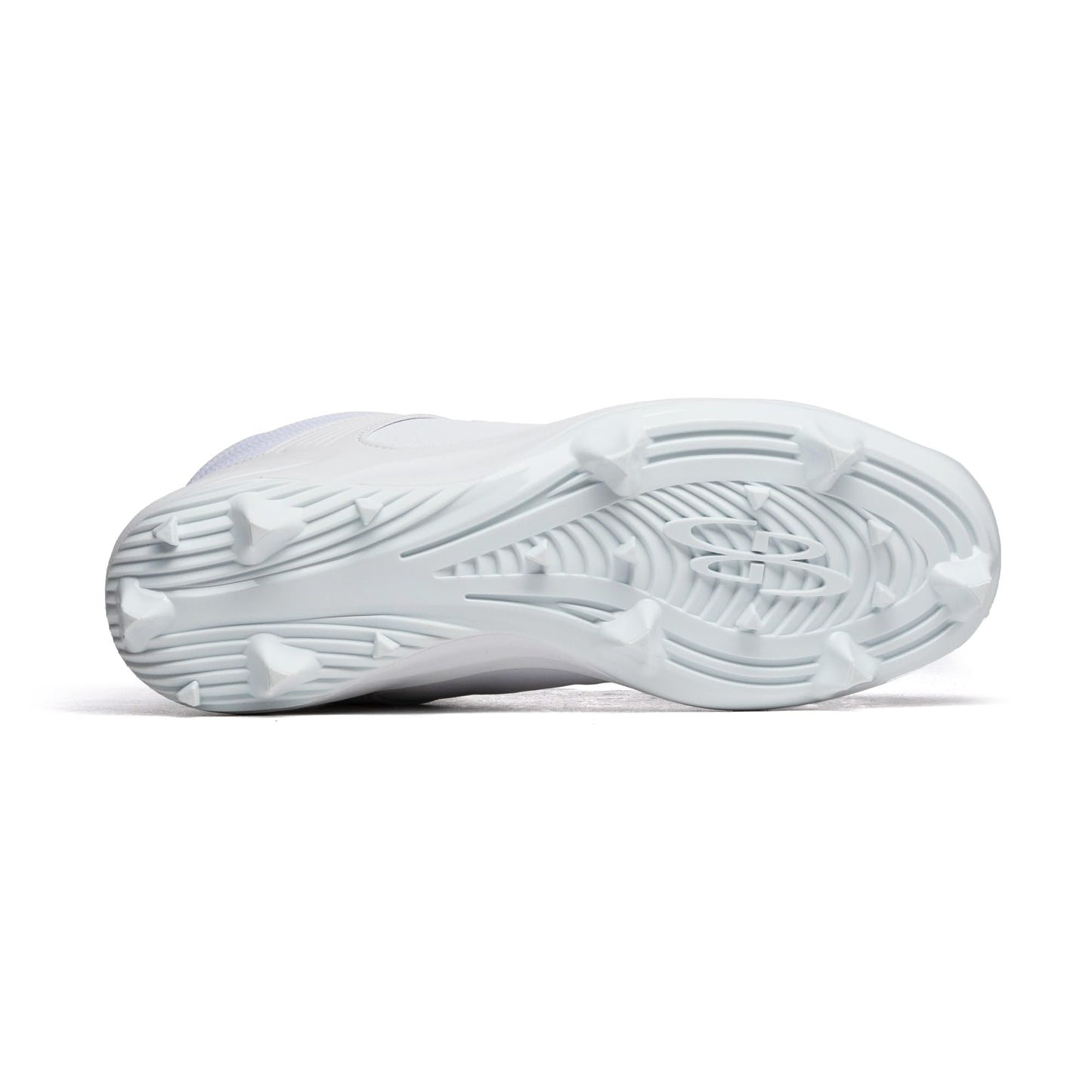 Boombah Viper Pro Men's Molded Cleat Mid White/White - Size 8