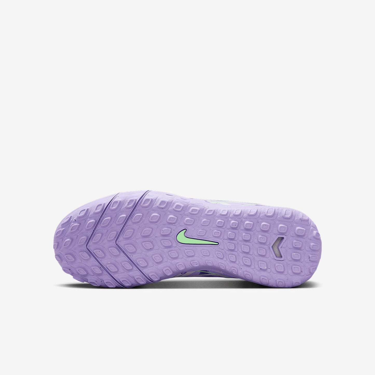 Nike United Jr. Mercurial Vapor 16 Academy Big Kids' TF Low-Top Soccer Shoes (HF1589-500, Purple Agate/Barely Volt) Size 3.5