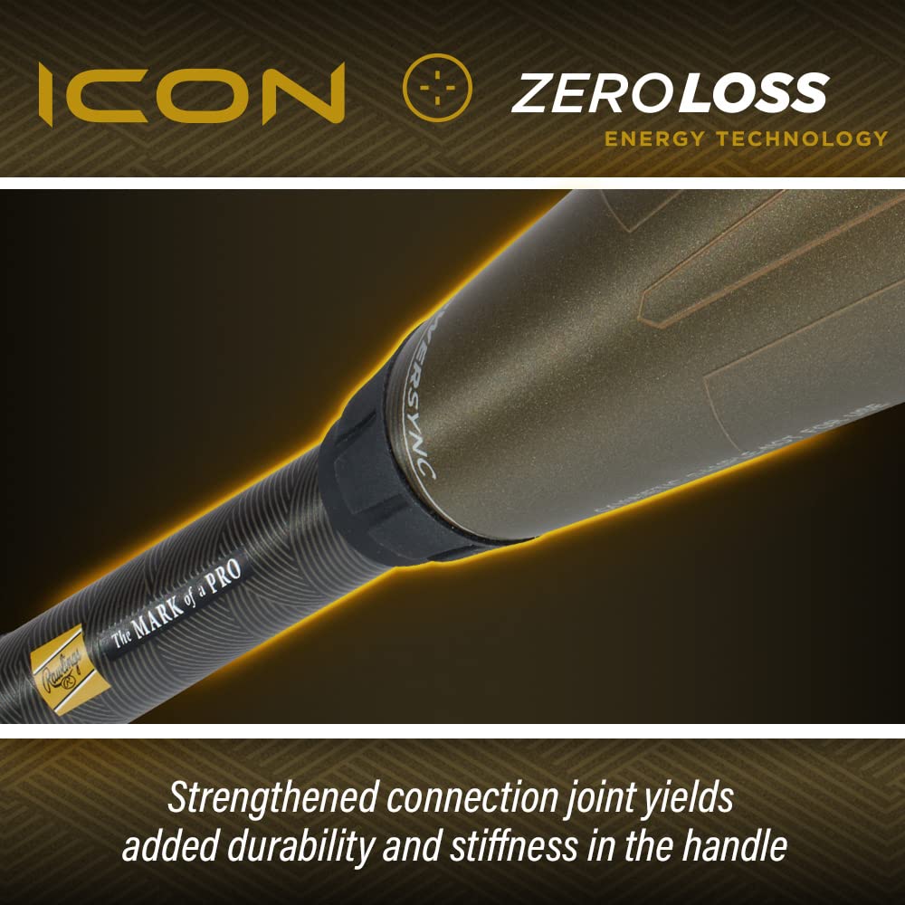 Rawlings | ICON Baseball Bat | BBBCOR | -3 | 33"
