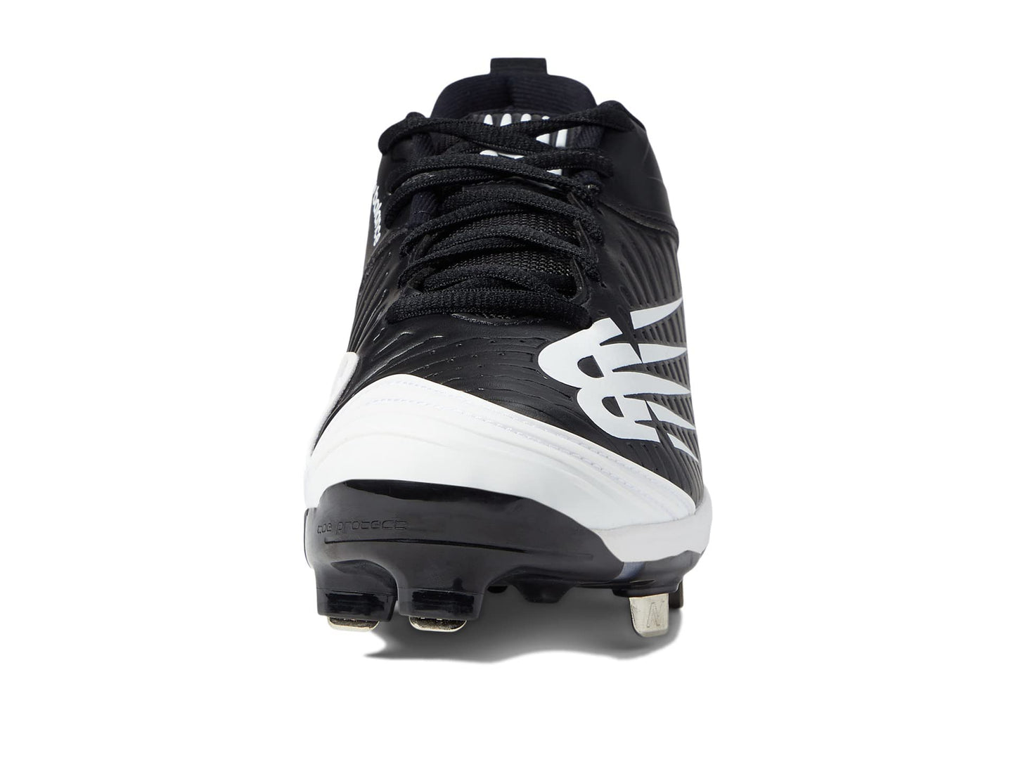 New Balance Women's Fuse V3 Metal Pitch Softball Shoe, Black/Black, 8