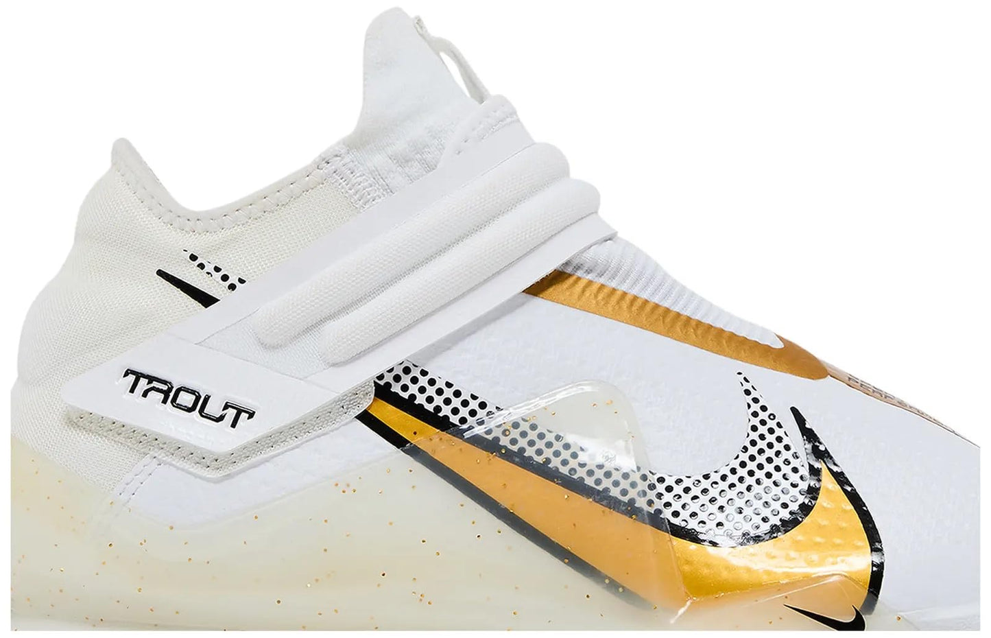 Nike Force Zoom Trout 7 Men's Baseball Cleats 'White Gold' (Cl3134-106) - Size 7.5