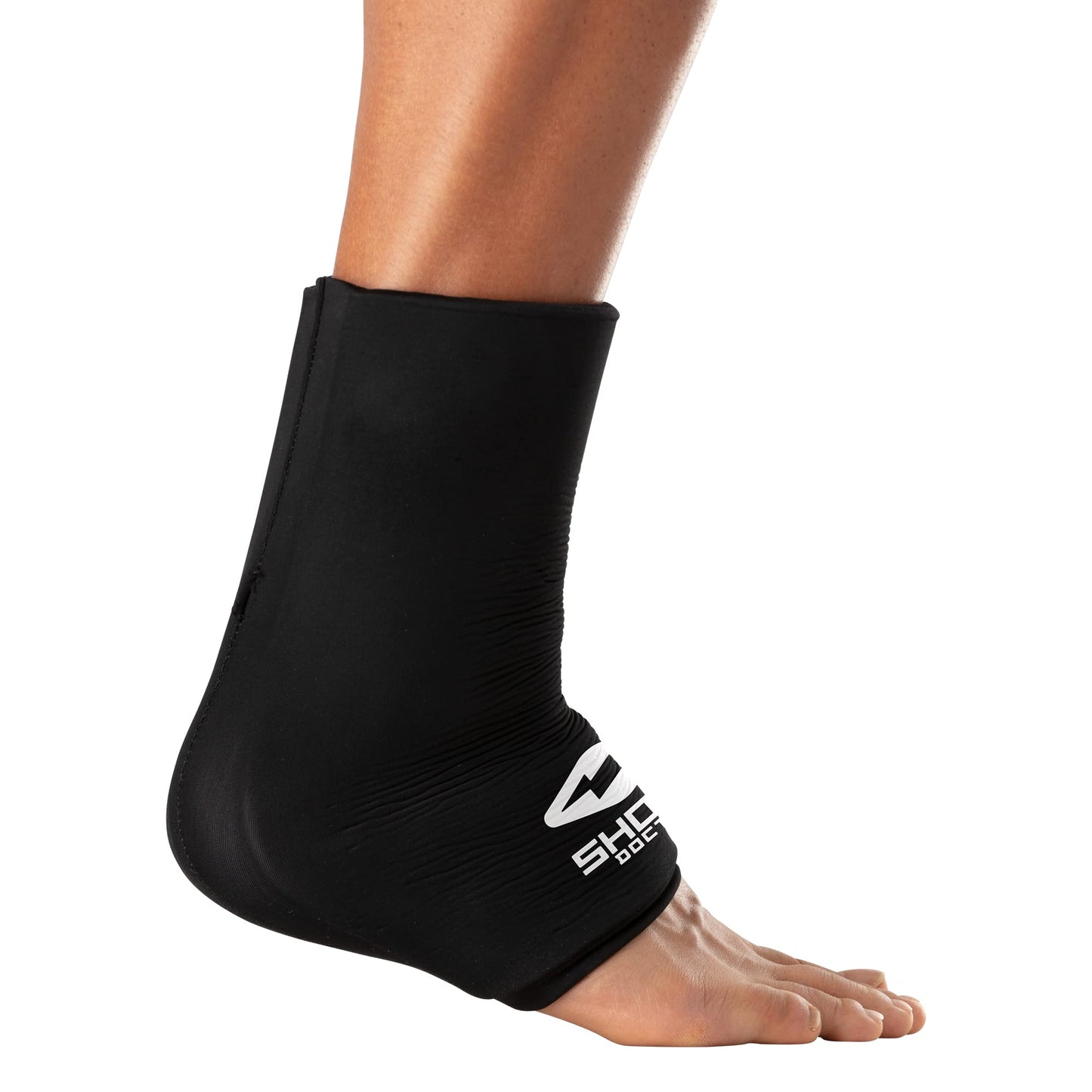 Shock Doctor SD40040-00001-S/M SD Flex Ice Therapy Ankle Comp Sleeve-Black-S/M