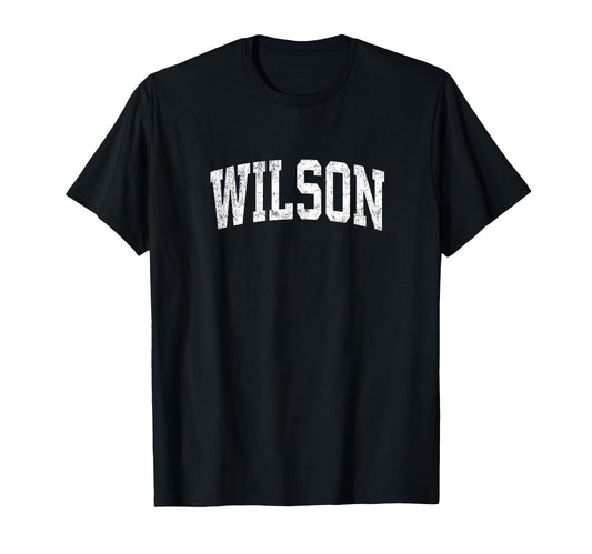 Wilson North Carolina NC Vintage Athletic Sports Design T-Shirt