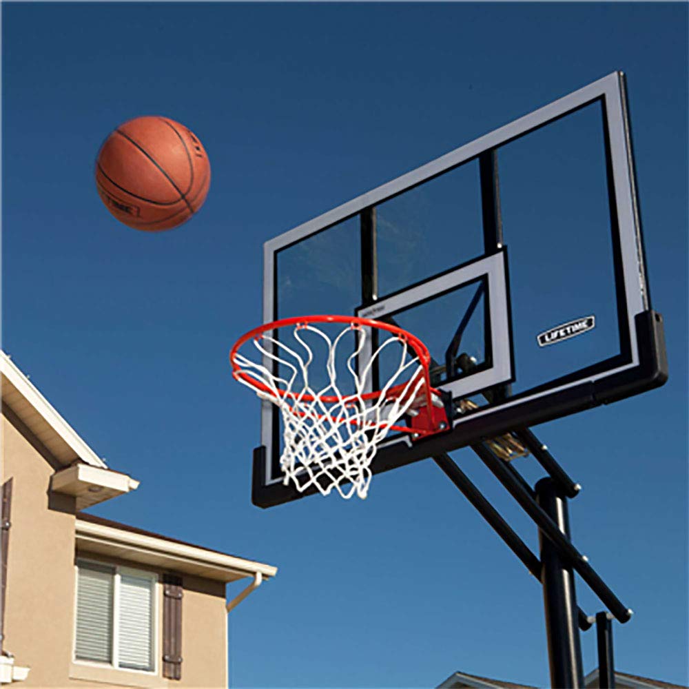 Portable Basketball System, 52 Inch Shatterproof Backboard