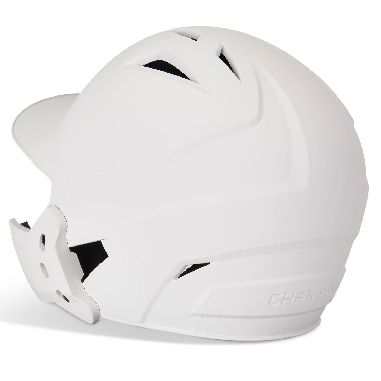 CHAMPRO HX Gamer Plus Baseball Batting Helmet for Youth and Adult White Large
