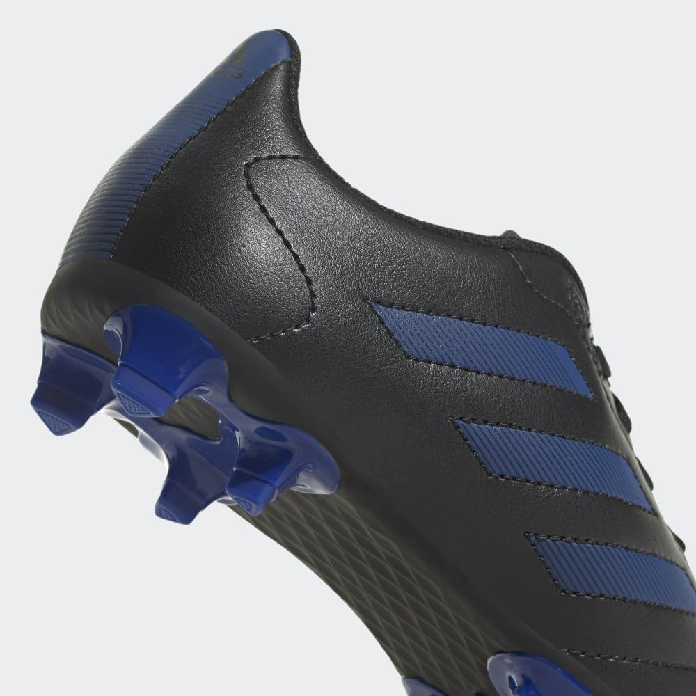 Adidas Child-Unisex Goletto VIII Firm Ground Soccer Cleats - Kids Soccer Shoe, black and blue size 5