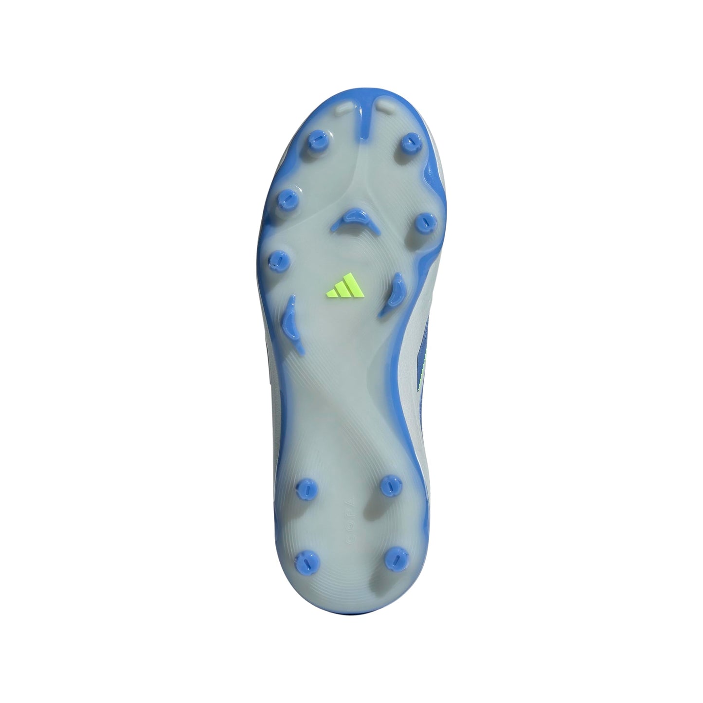 adidas Copa Pure 3 League Firm Multi Ground Sneaker, Halo Blue/Blue Fusion/Lucid Lemon, 1 US Unisex Little Kid
