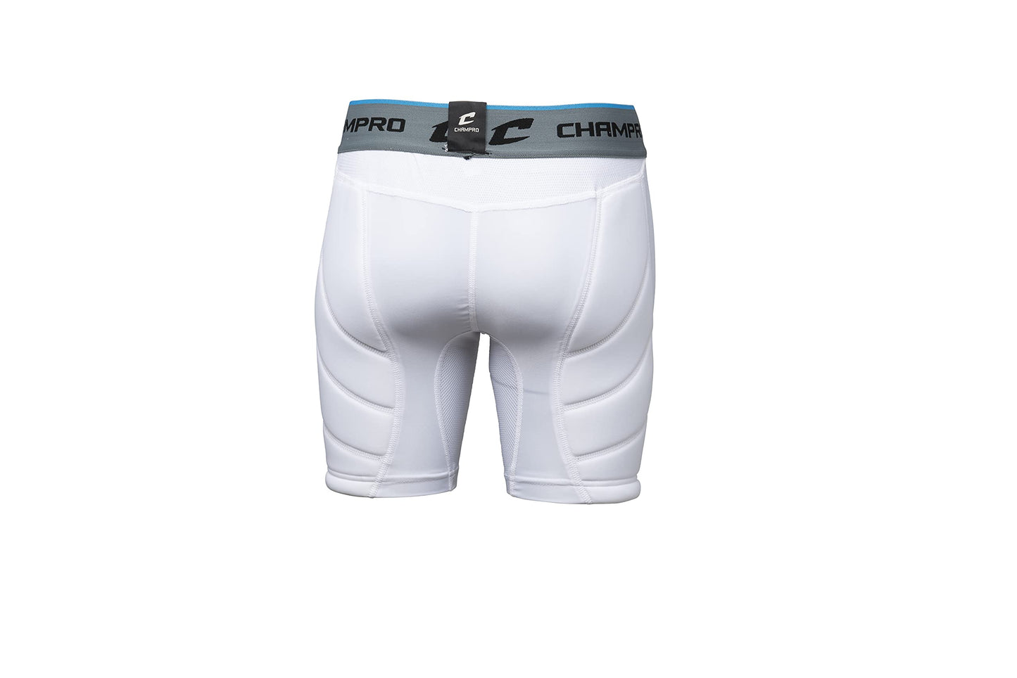 CHAMPRO Windmill Women's Sliding Short - Polyester/Spandex, White, Medium