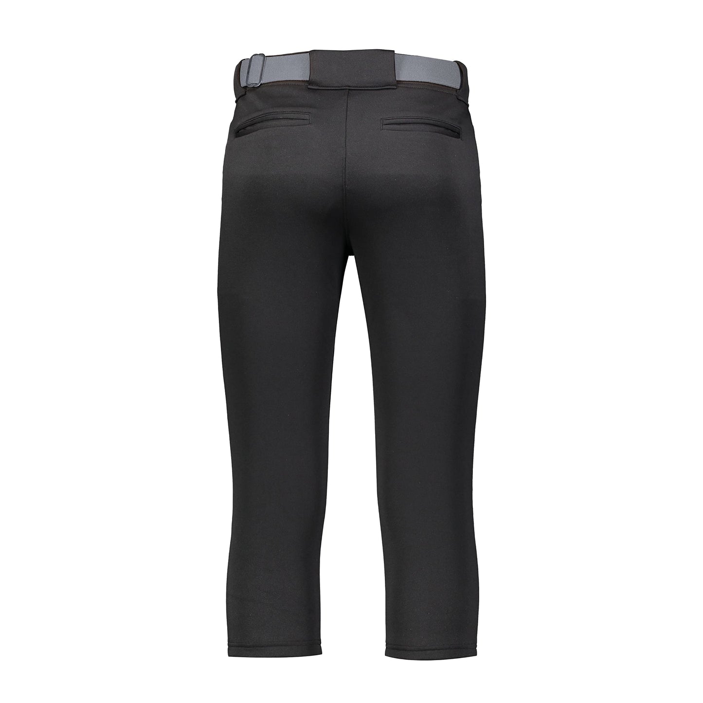 Augusta Sportswear Womens Slide-flex Softball - Belted, Pockets, Mid Rise Baseball For Comfort & Style Pants, Black, 3X-Large US