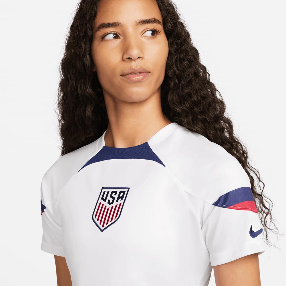 Nike 2022-2023 USA Home Football Soccer T-Shirt Jersey (Ladies)