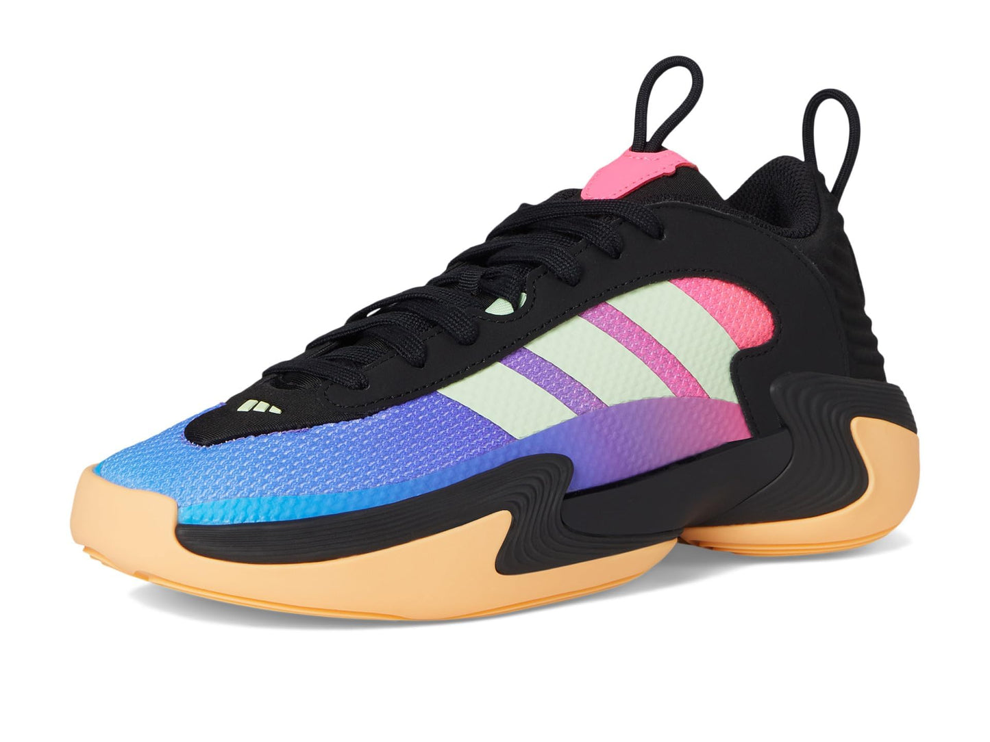 adidas Women's Exhibit Select 2.0 Basketball Sneaker, Black/Supplier Colour/Lucid Pink, 7.5
