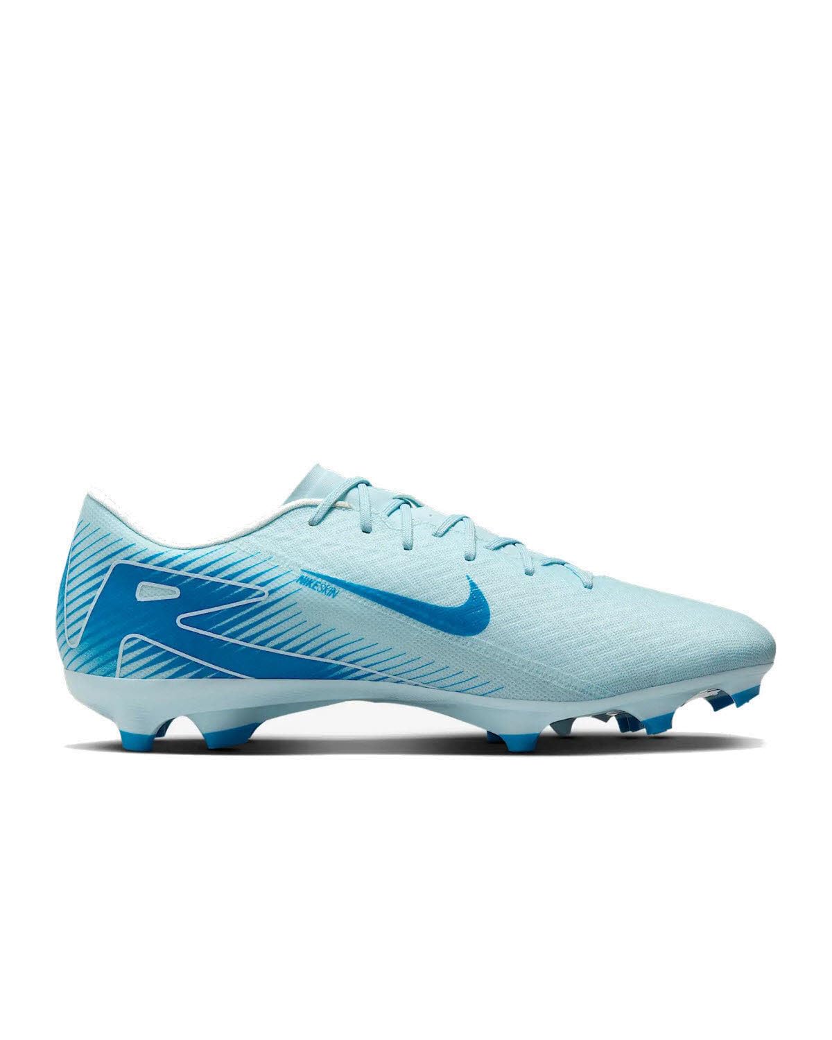 Nike Mercurial Vapor 16 Academy MG Low-Top Soccer Cleats (FQ8374-400, Glacier Blue/Blue Orbit) Size 12