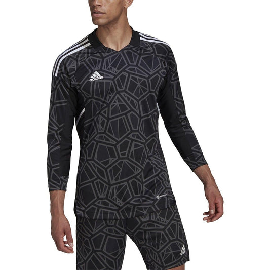 adidas Condivo 22 Mens Goalkeeper Soccer Jersey, Black Large