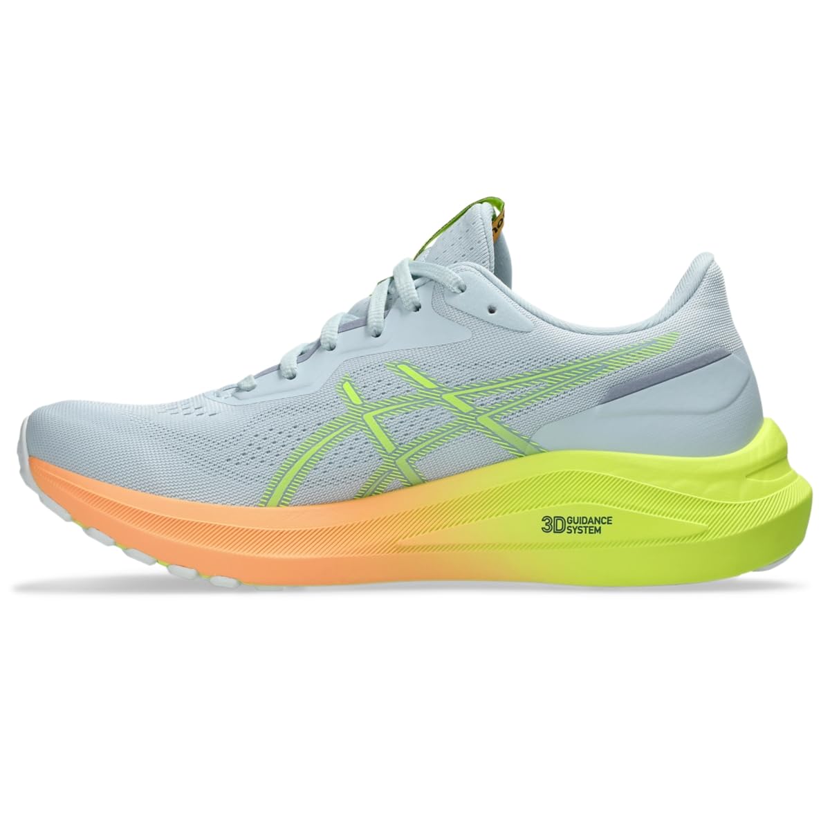 ASICS Women's GT-1000 13 Running Shoes, 9, Cool Grey/Safety Yellow