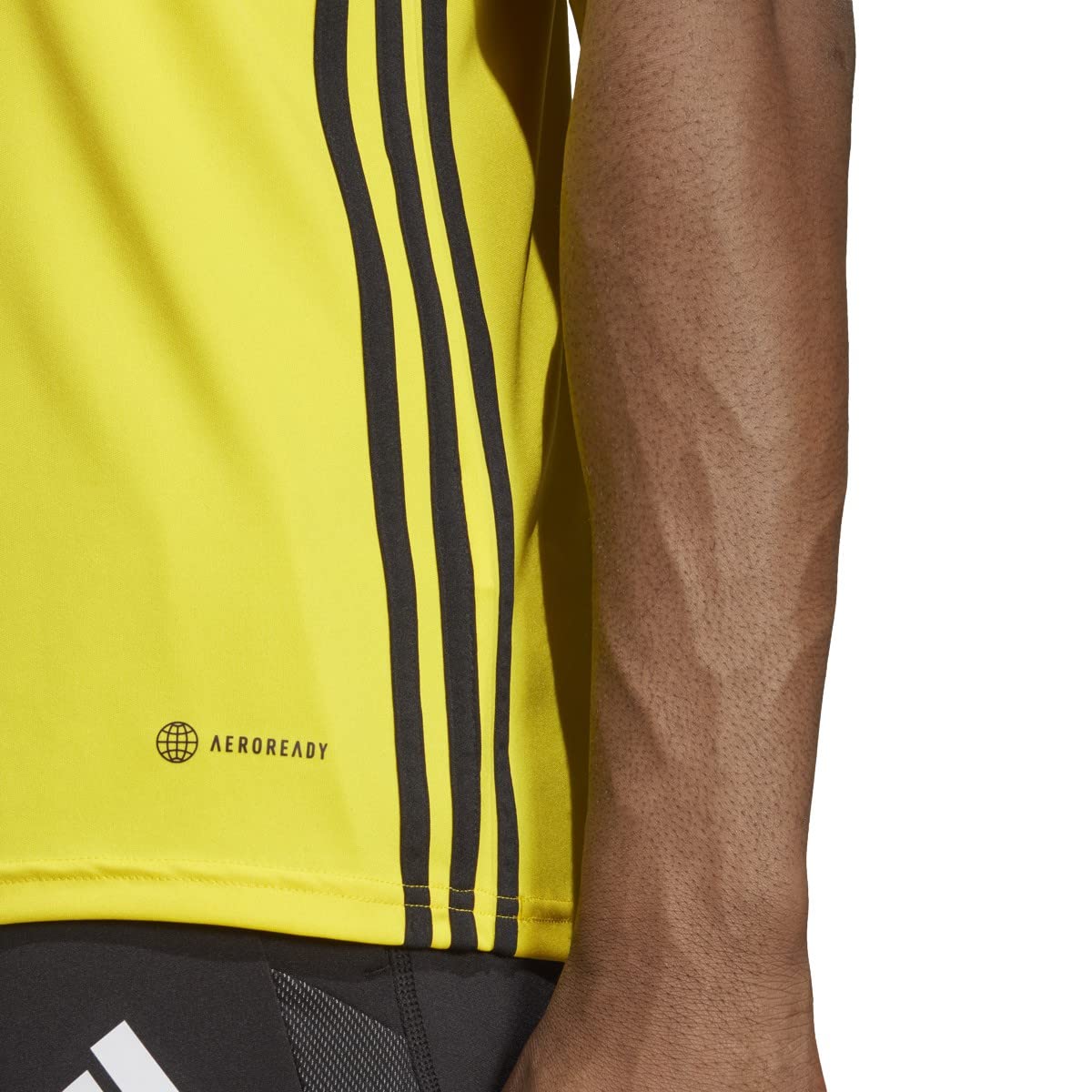 adidas Men's Tabela 23 Jersey, Team Yellow/Black, Large