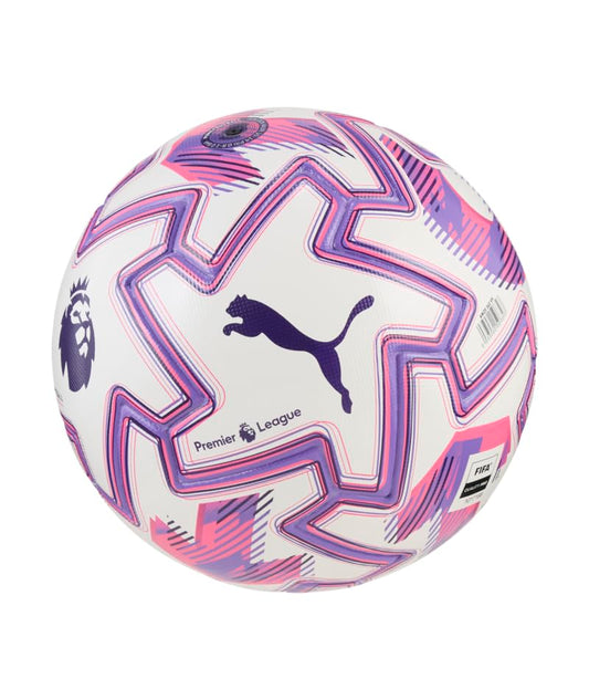 PUMA Unisex Orbita Pro Premier League Soccer Ball (FIFA Quality Pro), White-Multicolor AH25, 5