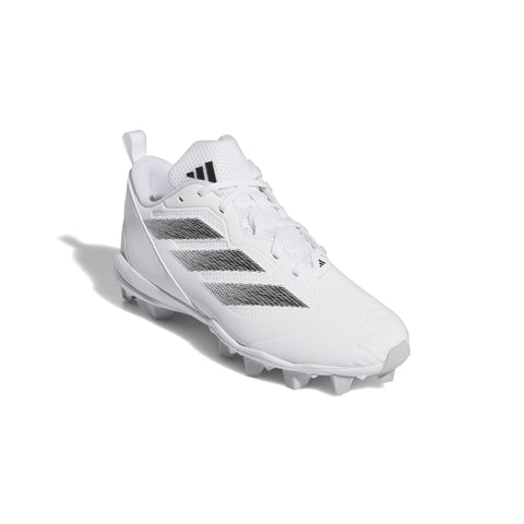adidas Women's Adizero Instinct Molded Softball Sneaker, White/Black/Team Light Grey, 11