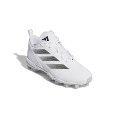 adidas Women's Adizero Instinct Molded Softball Sneaker, White/Black/Team Light Grey, 11