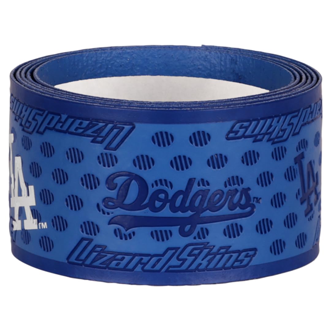 Lizard Skins DSP Ultra MLB Team Bat Grip - 0.5mm 1.1mm – Next-Gen Durasoft Polymer Baseball Bat Tape (Dodgers, 1.1mm)