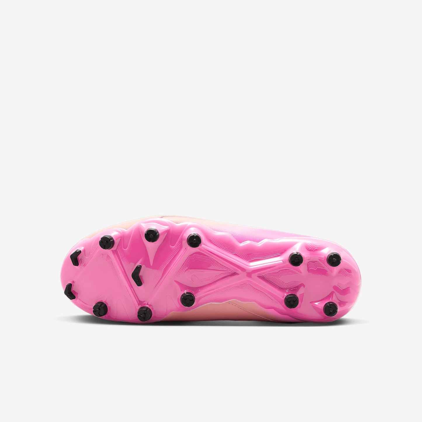 Nike Jr. Phantom Luna 2 Academy Little/Big Kids' MG Soccer Cleats (FJ2603-800, Crimson Tint/Pink Blast/Black) Size 4.5