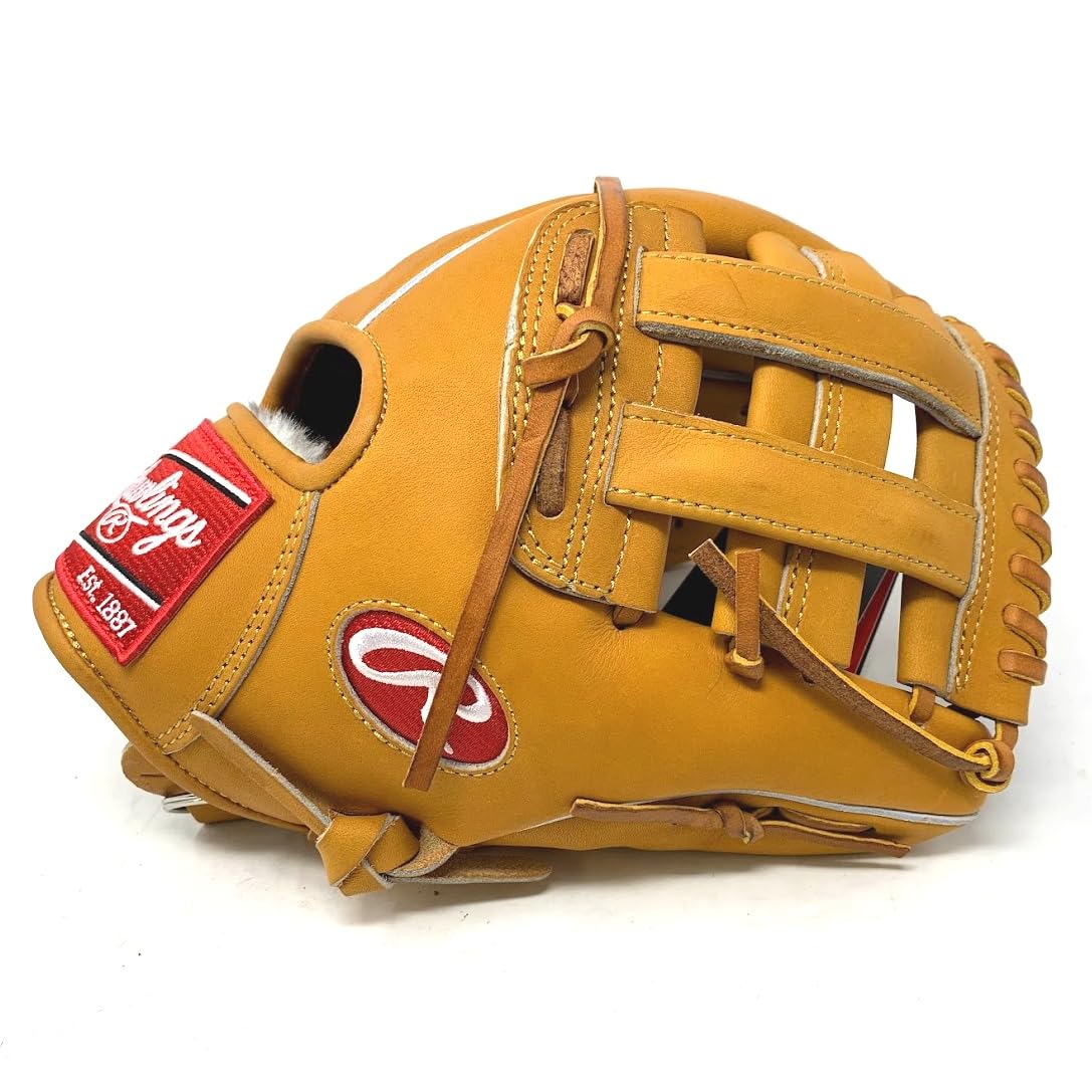 Rawlings Heart of The Hide Baseball Glove Pro Stiff & Standard Fit Models | Classic Colors | Sizes 11.5" - 12.75" | Multiple Styles (Classic Tan | H Web, 11.5" | Infield, Right Hand Throw)