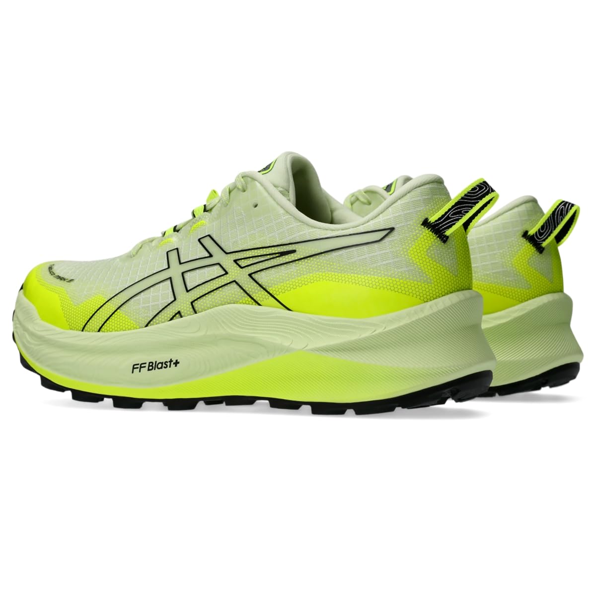 ASICS Men's Trabuco Max 3 Running Shoes, 10, Cool Matcha/Black