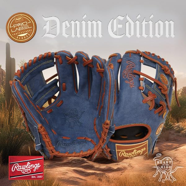 Rawlings | Limited Edition Denim Series | Heart of The Hide | 11.5" Infield | Right Hand Throw
