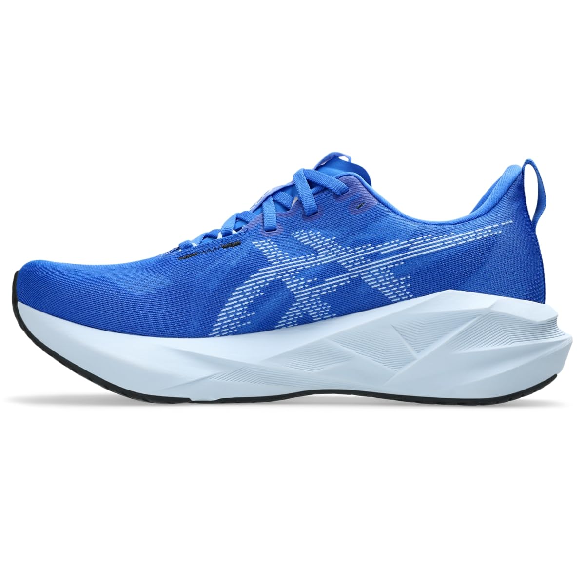 ASICS Men's NOVABLAST 5 Running Shoe, 10, Illusion Blue/Light Blue