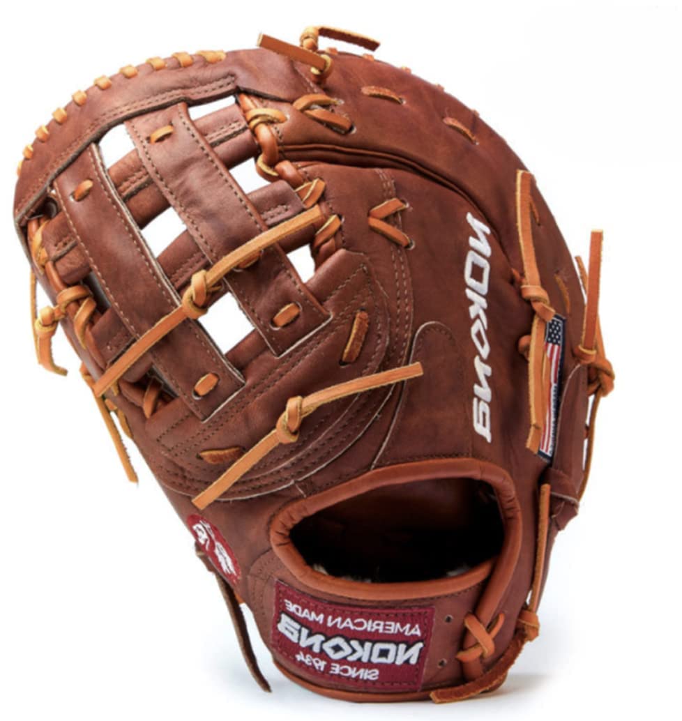 Nokona Classic Walnut First Base H Web 13" Left Handers Baseball Glove (Walnut, Left Hand Thrower)