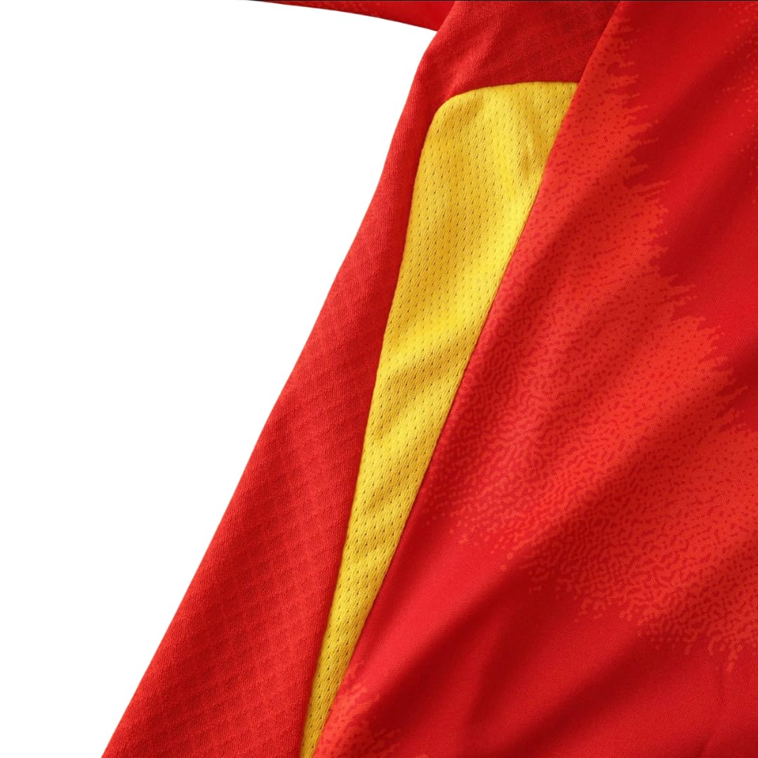 Spain Lamine Yamal Home 2024 Soccer Jersey for Men Fan Version (US, Alpha, Large, Regular, Regular, Home)
